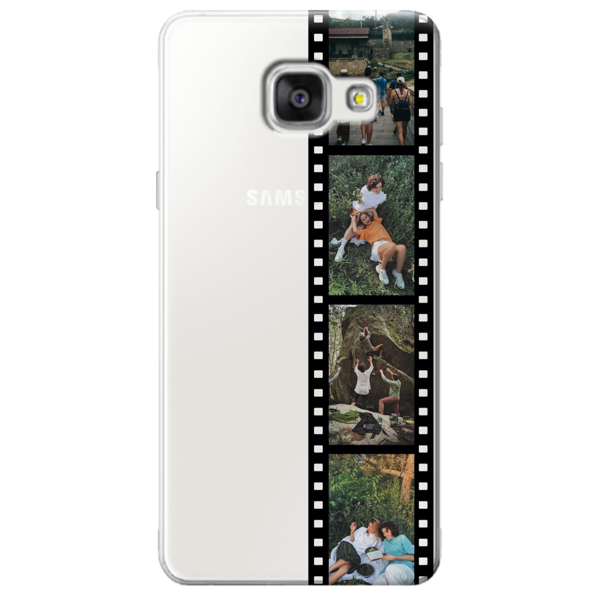Чохол для Samsung Galaxy A5 2016 З ВАШИМ ФОТО "НАШІ КАДРИ" - фото 1 - Чохли для телефонів