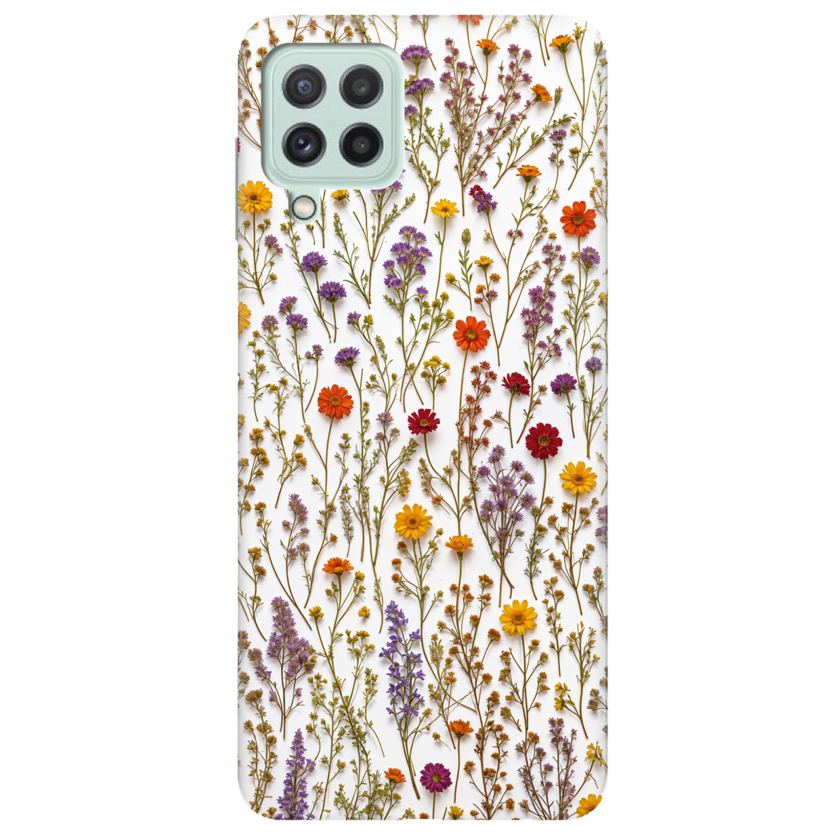 Чохол для Samsung Galaxy M22 Квіткова галявина - фото 1 - Чохли для телефонів