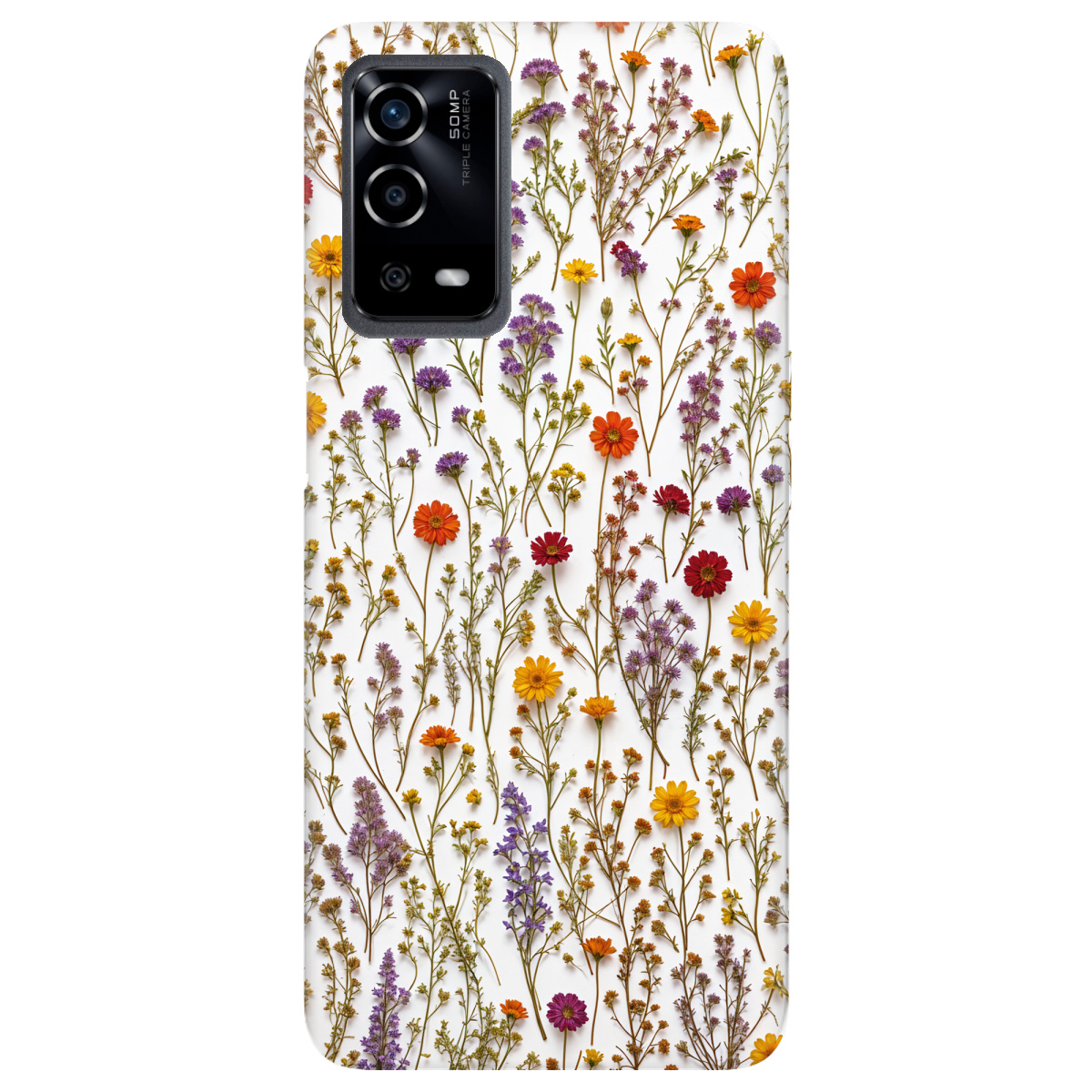 Чохол для Oppo A55 Квіткова галявина - фото 1 Чохол для Oppo A55 Квіткова галявина - фото 1 - Чохли для телефонів