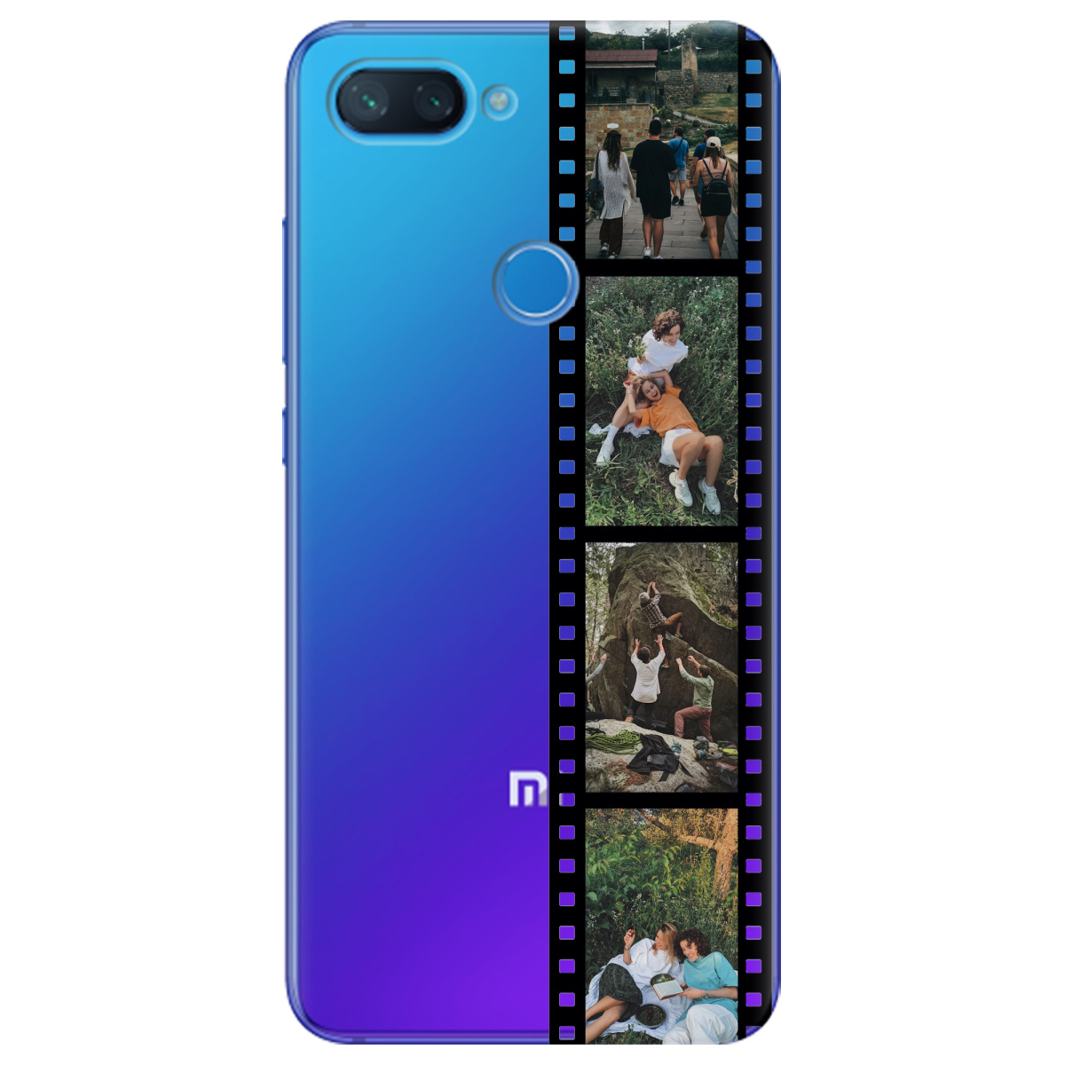 Чехол для Xiaomi Mi 8 Lite З ВАШИМ ФОТО "НАШІ КАДРИ" - фото 1 - Чехлы для телефонов