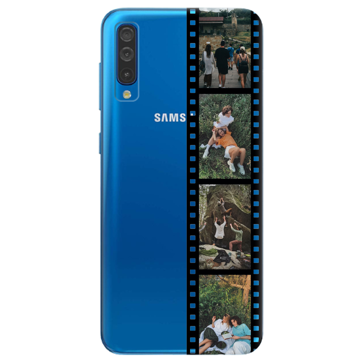 Чехол для Samsung Galaxy A50 З ВАШИМ ФОТО "НАШІ КАДРИ" - фото 1 - Чехлы для телефонов