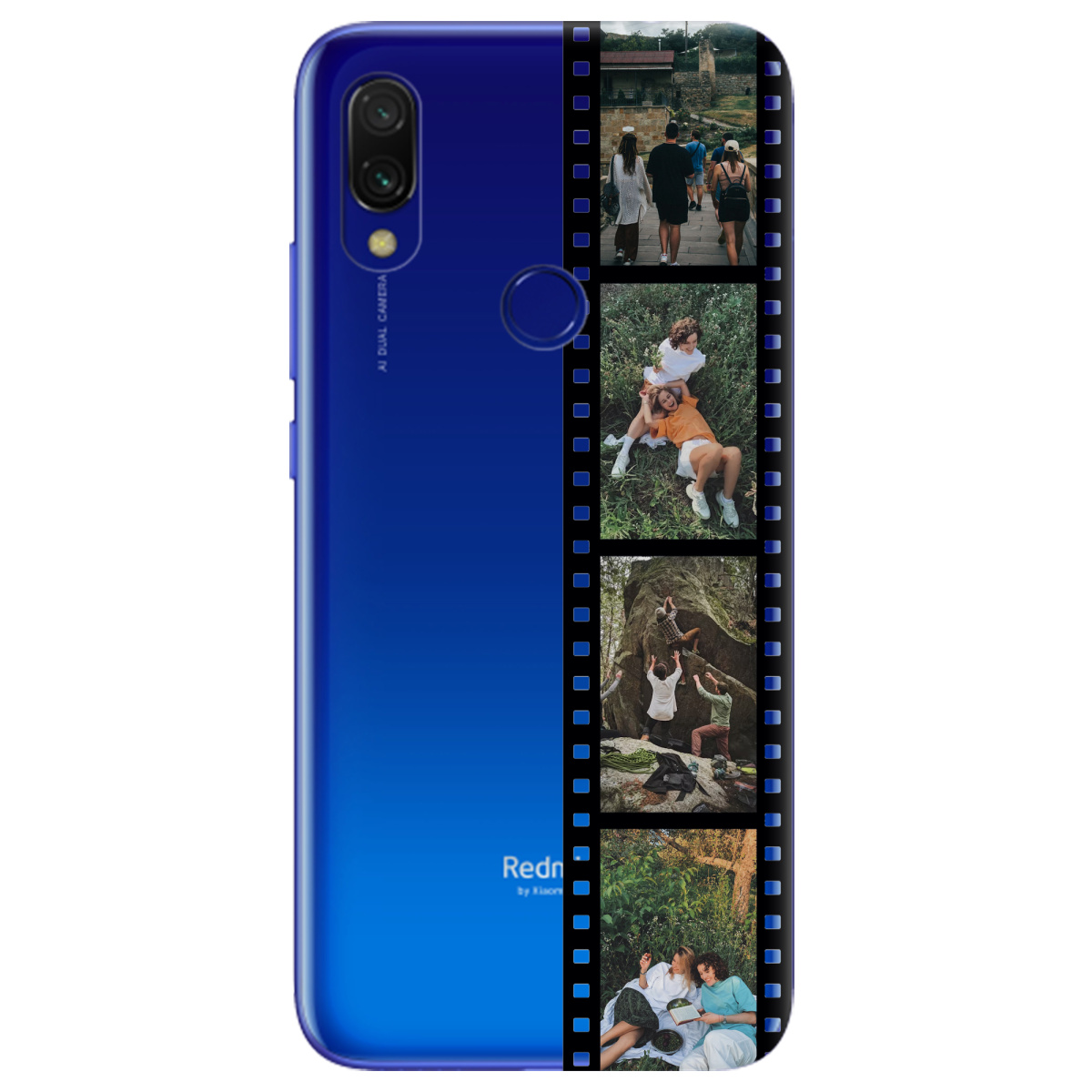 Чохол для Xiaomi Redmi 7 З ВАШИМ ФОТО "НАШІ КАДРИ" - фото 1 - Чохли для телефонів