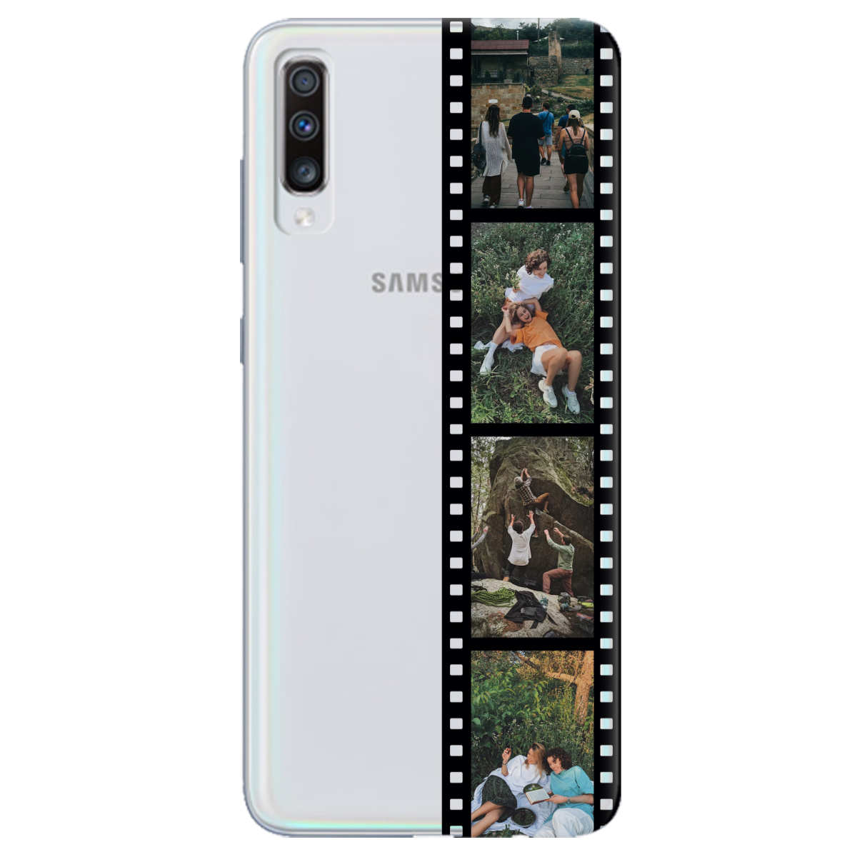 Чохол для Samsung Galaxy A70 З ВАШИМ ФОТО "НАШІ КАДРИ" - фото 1 - Чохли для телефонів