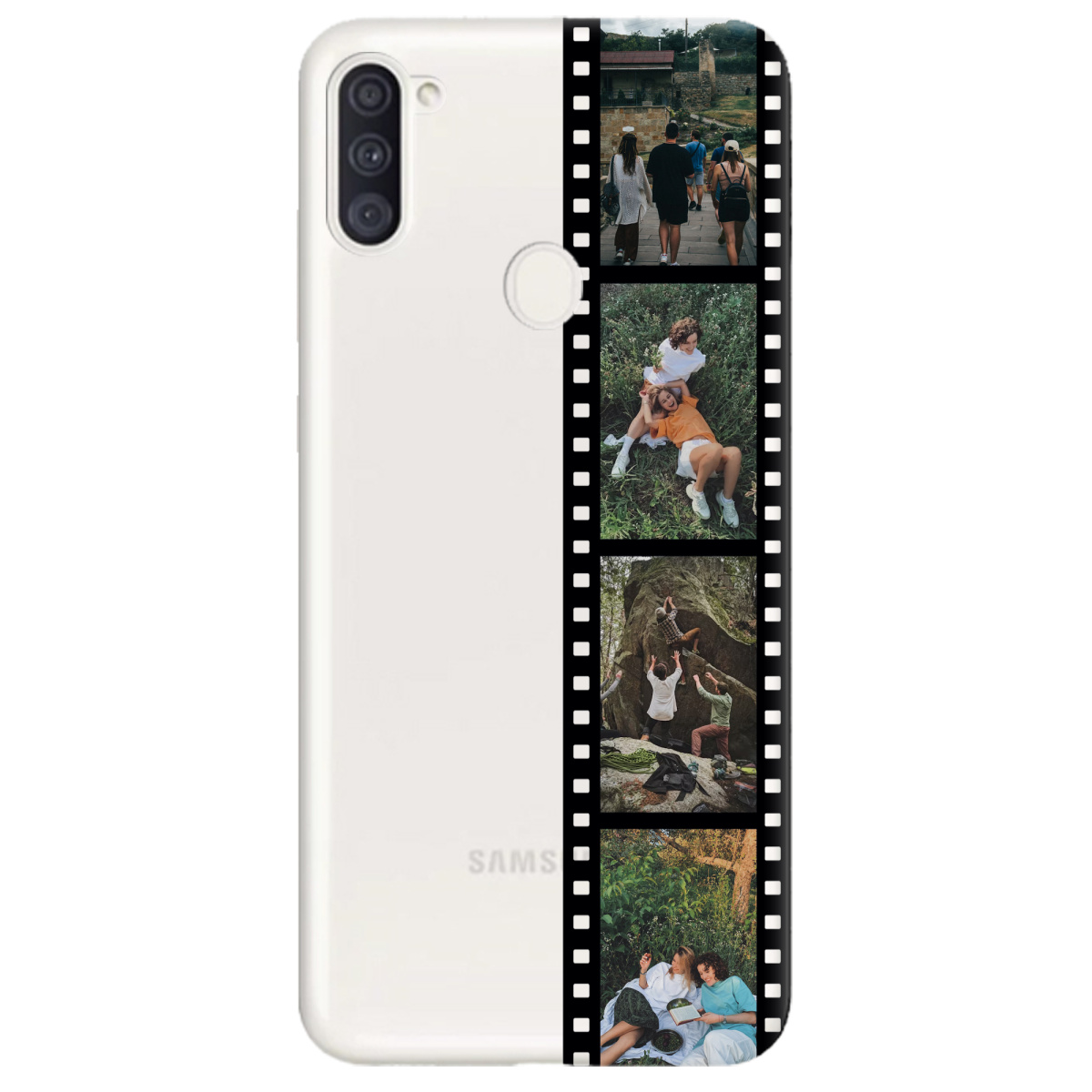 Чохол для Samsung Galaxy A11 З ВАШИМ ФОТО "НАШІ КАДРИ" - фото 1 - Чохли для телефонів