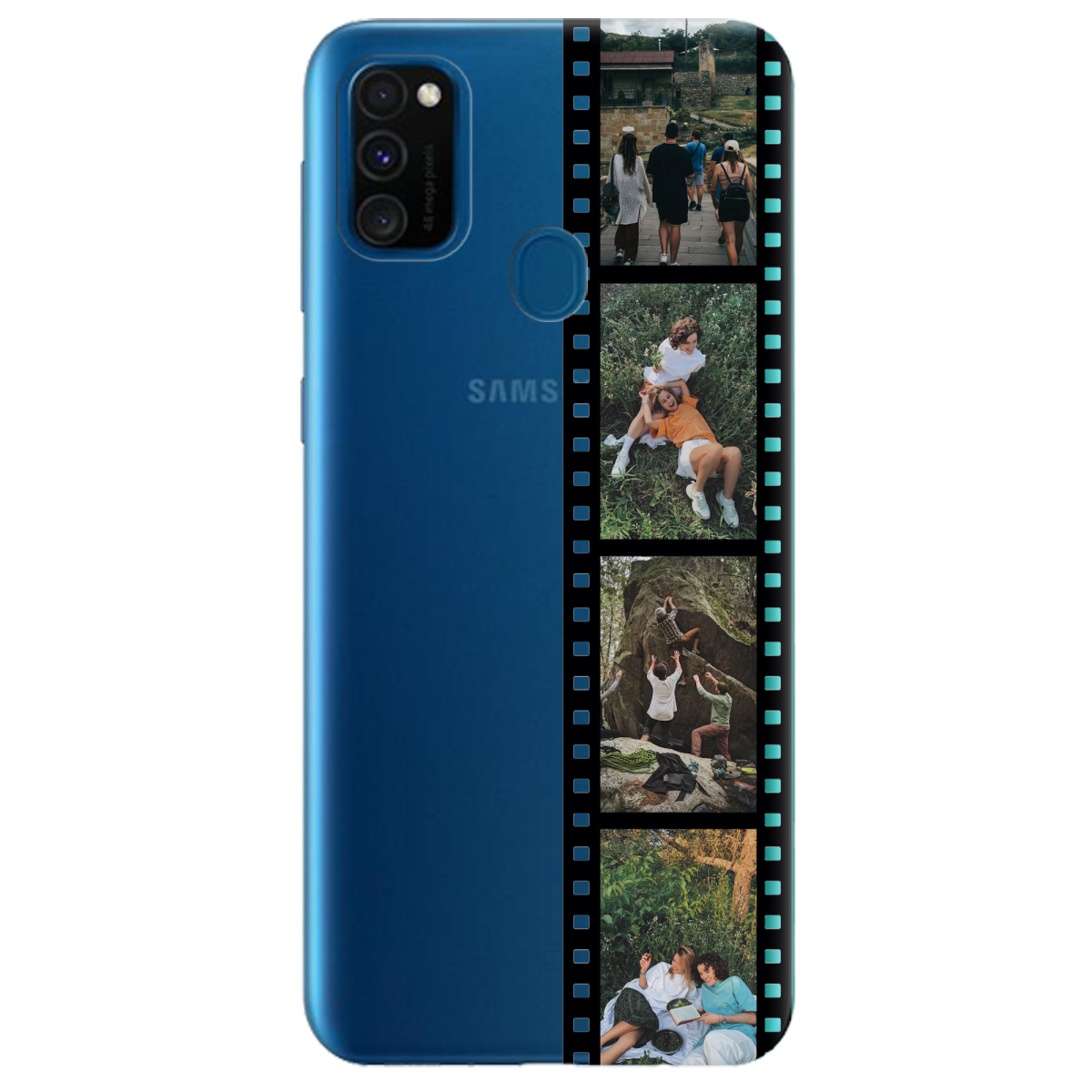 Чехол для Samsung Galaxy M21 З ВАШИМ ФОТО "НАШІ КАДРИ" - фото 1 - Чехлы для телефонов