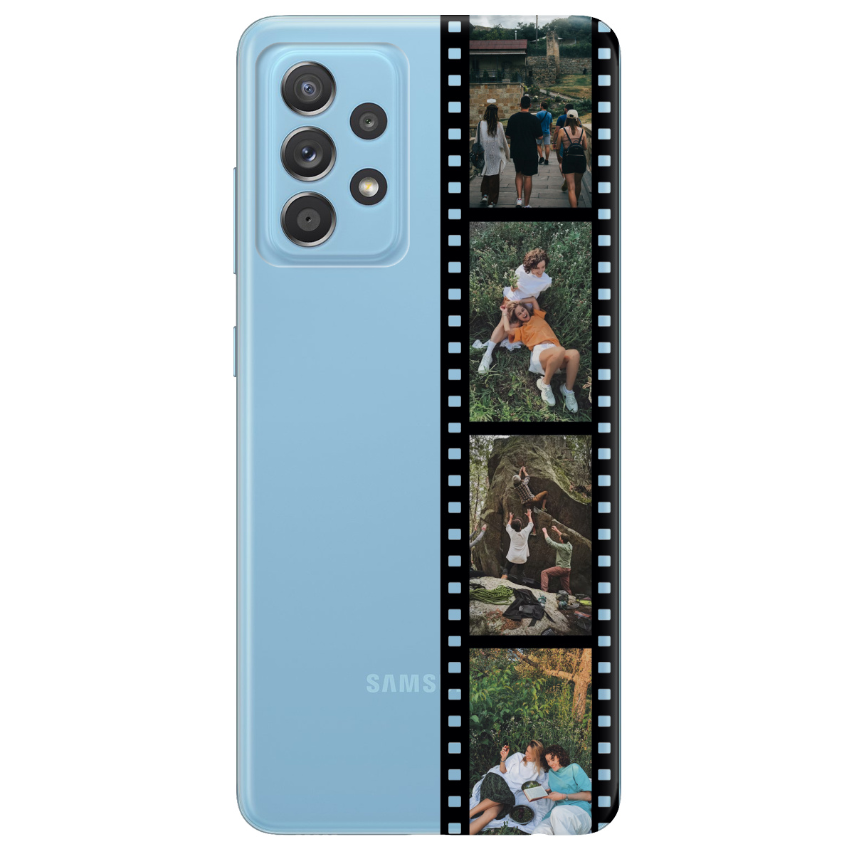 Чехол для Samsung Galaxy A52 З ВАШИМ ФОТО "НАШІ КАДРИ" - фото 1 - Чехлы для телефонов