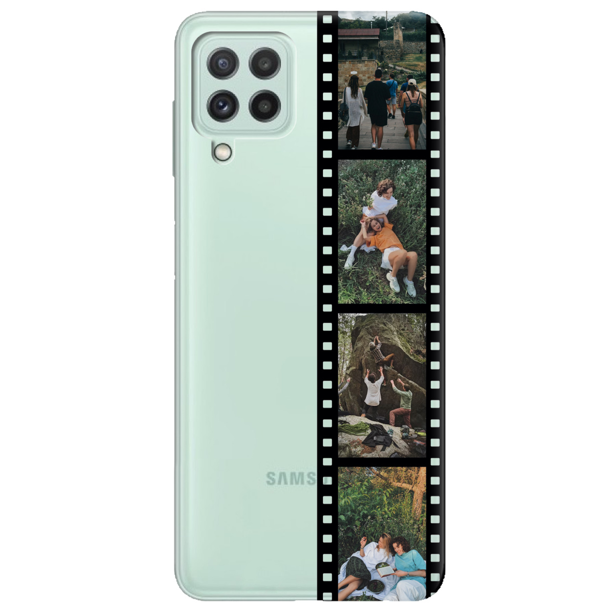 Чохол для Samsung Galaxy A22 4G З ВАШИМ ФОТО "НАШІ КАДРИ" - фото 1 - Чохли для телефонів