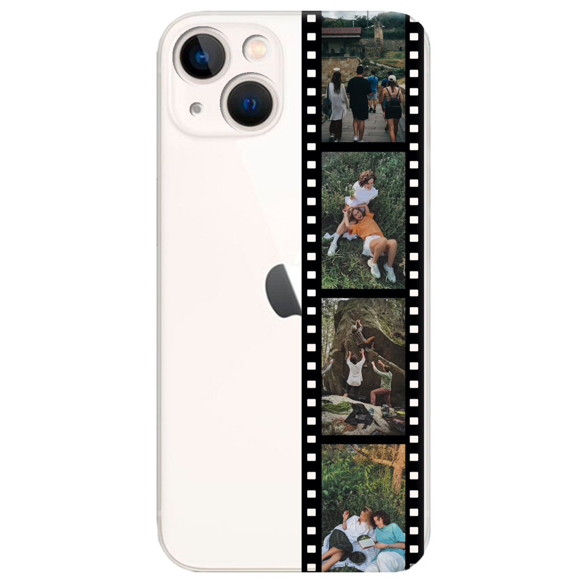 Чехол для Apple iPhone 13 Mini З ВАШИМ ФОТО "НАШІ КАДРИ" - фото 1 - Чехлы для телефонов
