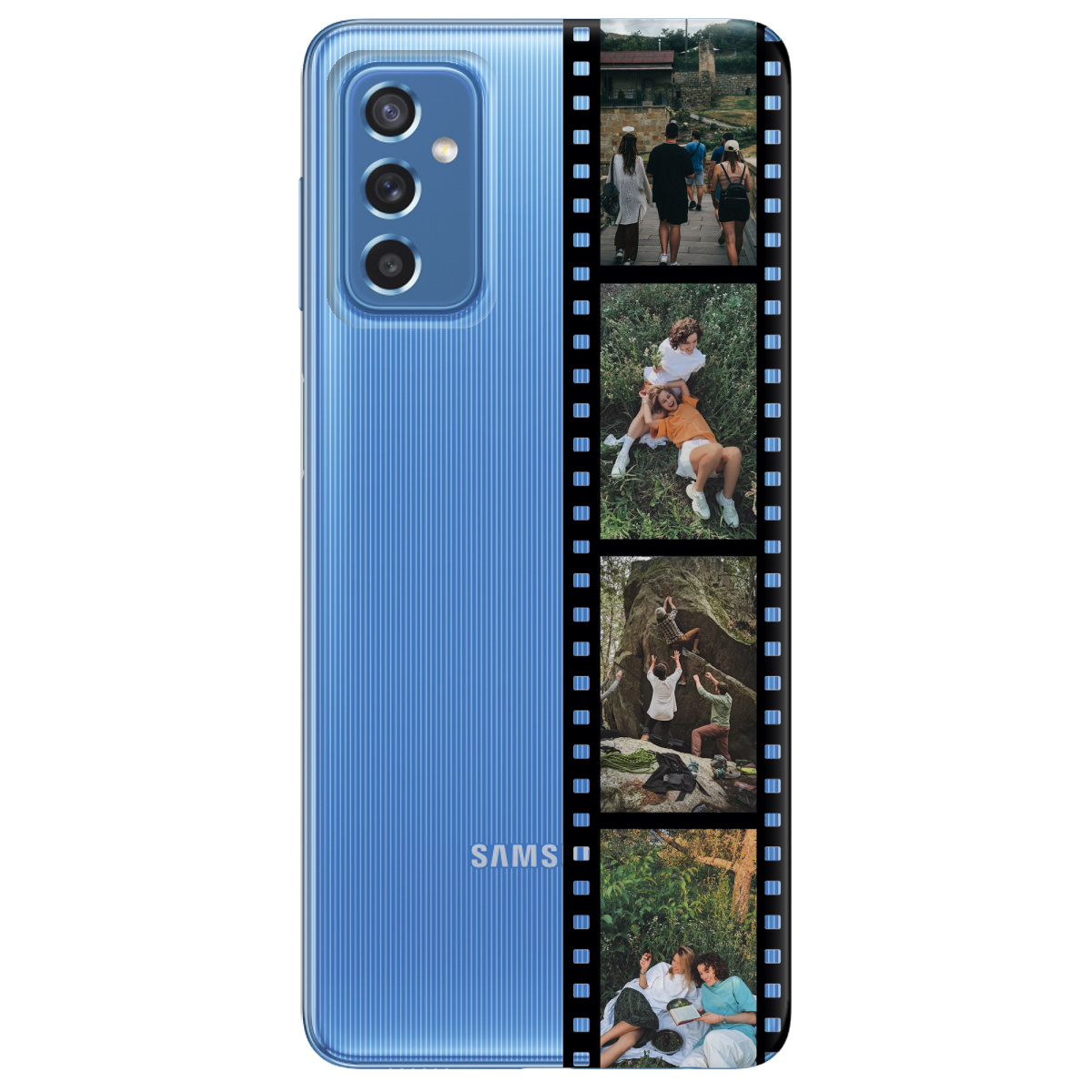 Чохол для Samsung Galaxy M52 З ВАШИМ ФОТО "НАШІ КАДРИ" - фото 1 - Чохли для телефонів