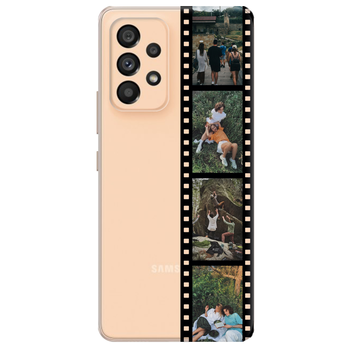 Чехол для Samsung Galaxy A53 З ВАШИМ ФОТО "НАШІ КАДРИ" - фото 1 - Чехлы для телефонов