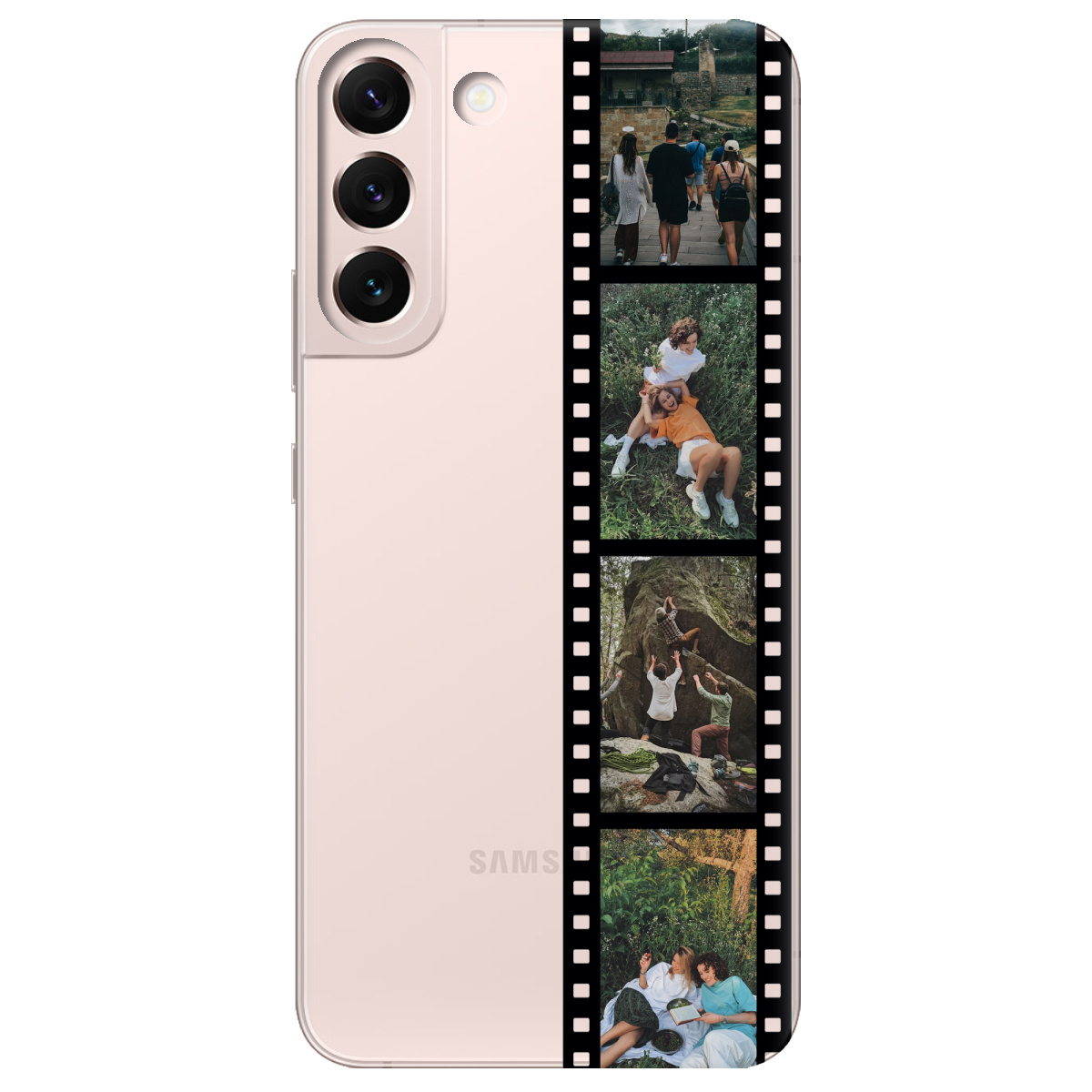 Чехол для Samsung Galaxy S22 З ВАШИМ ФОТО "НАШІ КАДРИ" - фото 1 - Чехлы для телефонов