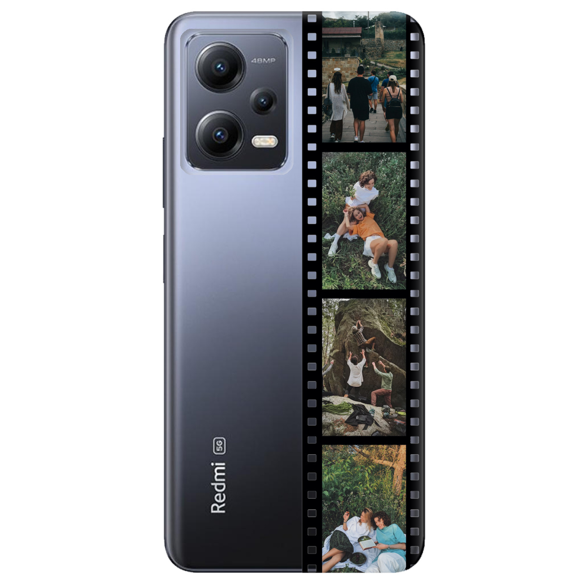 Чехол для Xiaomi Redmi Note 12 5G З ВАШИМ ФОТО "НАШІ КАДРИ" - фото 1 - Чехлы для телефонов