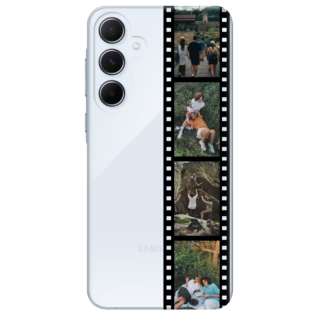 Чехол для Samsung Galaxy A55 З ВАШИМ ФОТО "НАШІ КАДРИ" - фото 1 - Чехлы для телефонов