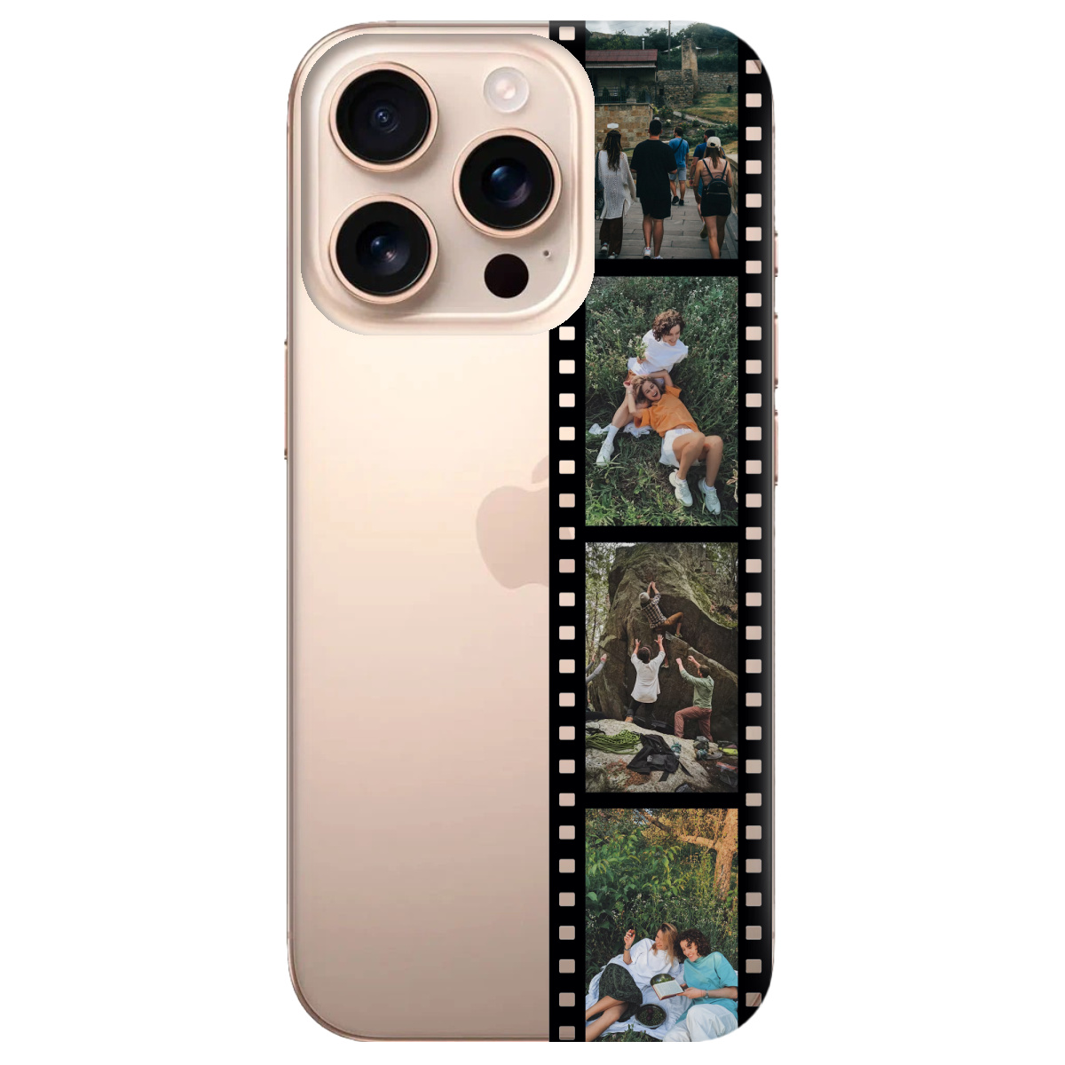 Чехол для Apple iPhone 16 Pro З ВАШИМ ФОТО "НАШІ КАДРИ" - фото 1 - Чехлы для телефонов