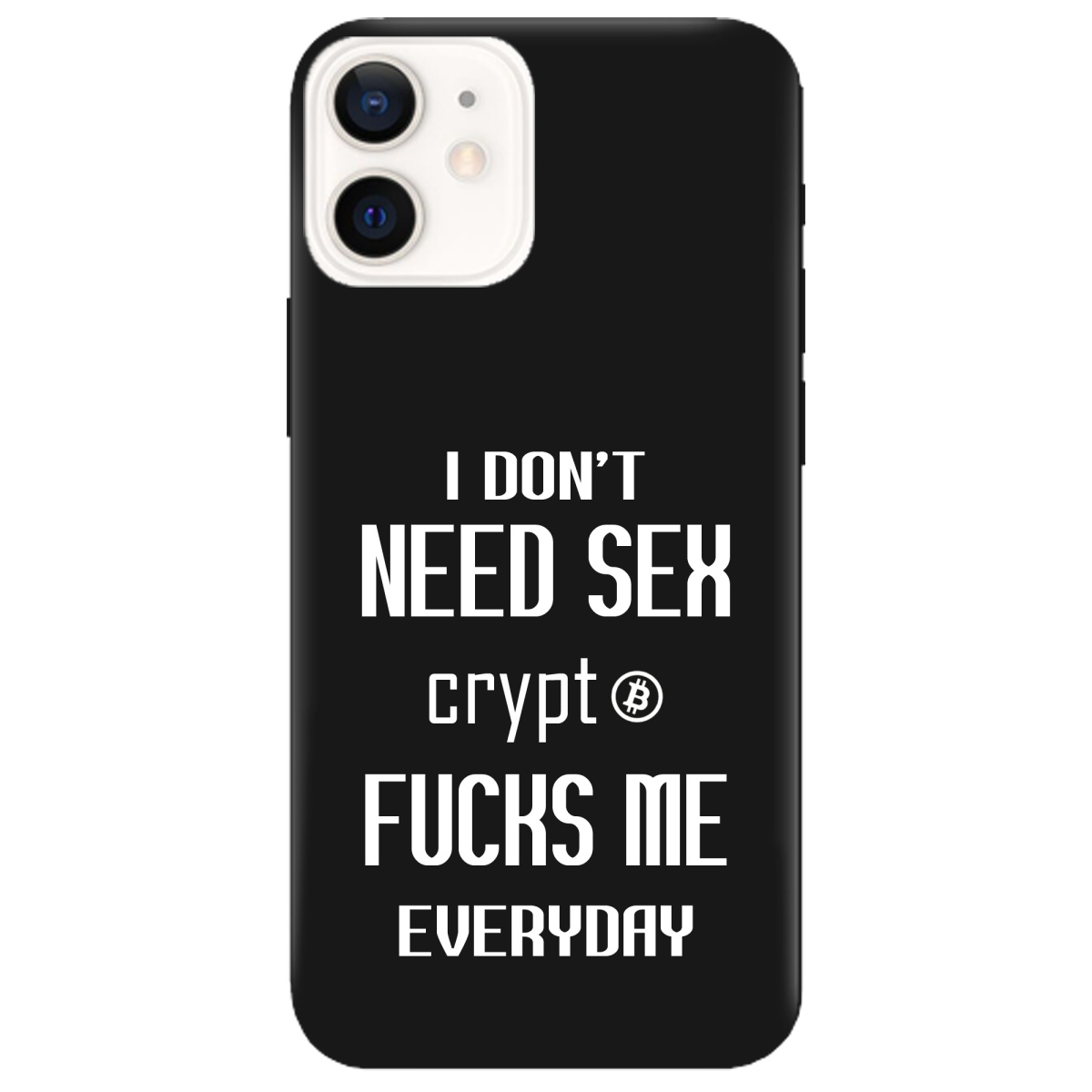 Чехол для Apple iPhone 12 черный матовый soft touch Crypt - фото 1 Чехол для Apple iPhone 12 черный матовый soft touch Crypt - фото 1 - Чехлы для телефонов