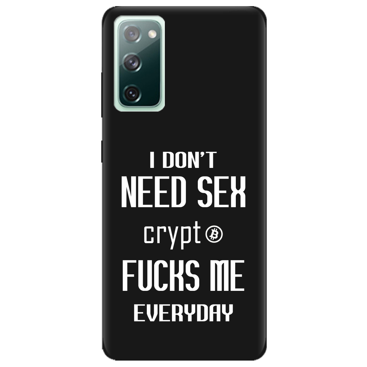 Чехол для Samsung Galaxy S20 FE черный матовый soft touch Crypt - фото 1 Чехол для Samsung Galaxy S20 FE черный матовый soft touch Crypt - фото 1 - Чехлы для телефонов