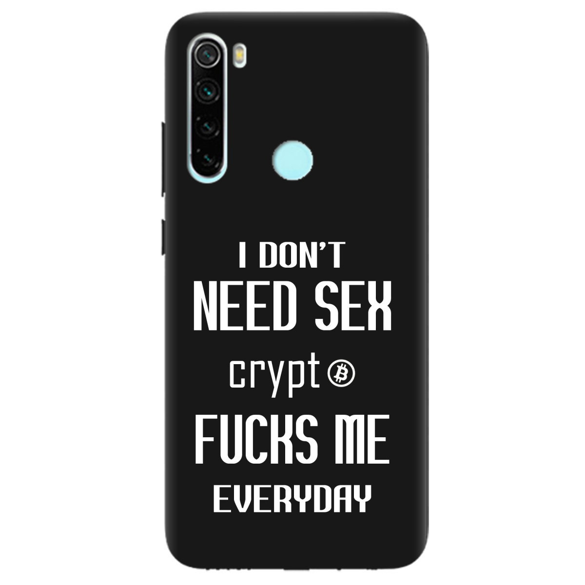 Чохол для Xiaomi Redmi Note 8T чорний матовий soft touch Crypt - фото 1 Чохол для Xiaomi Redmi Note 8T чорний матовий soft touch Crypt - фото 1 - Чохли для телефонів