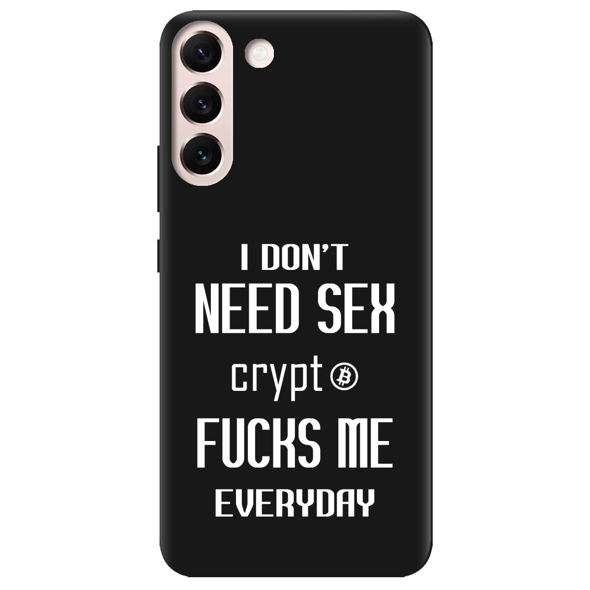 Чохол для Samsung Galaxy S22 чорний матовий soft touch Crypt - фото 1 Чохол для Samsung Galaxy S22 чорний матовий soft touch Crypt - фото 1 - Чохли для телефонів