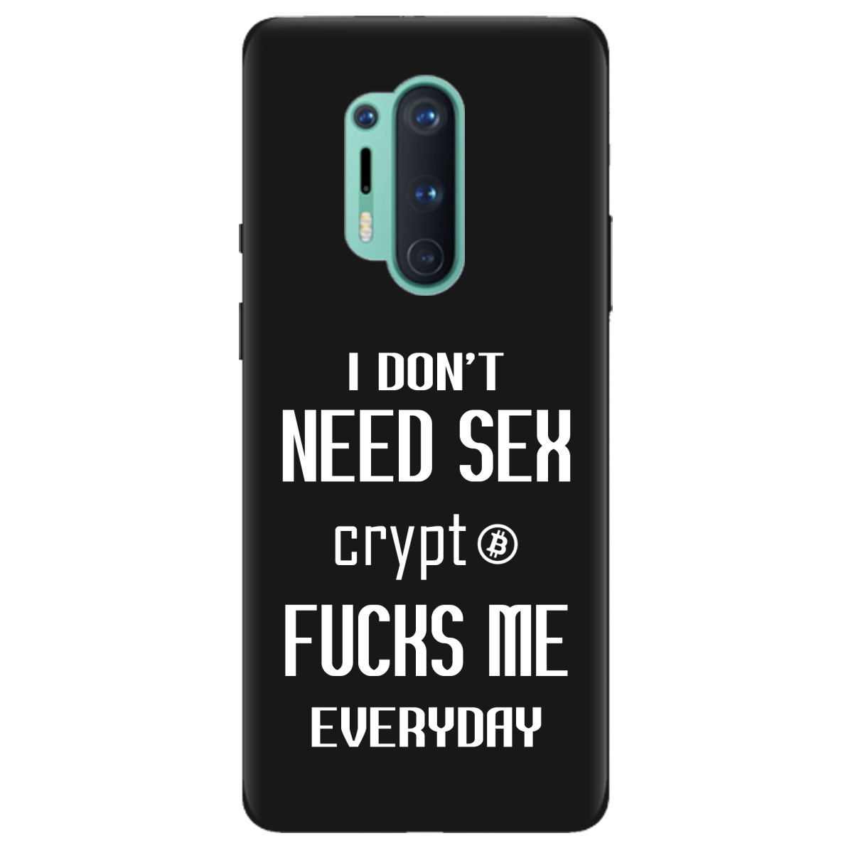 Чохол для OnePlus 8 Pro чорний матовий soft touch Crypt - фото 1 Чохол для OnePlus 8 Pro чорний матовий soft touch Crypt - фото 1 - Чохли для телефонів