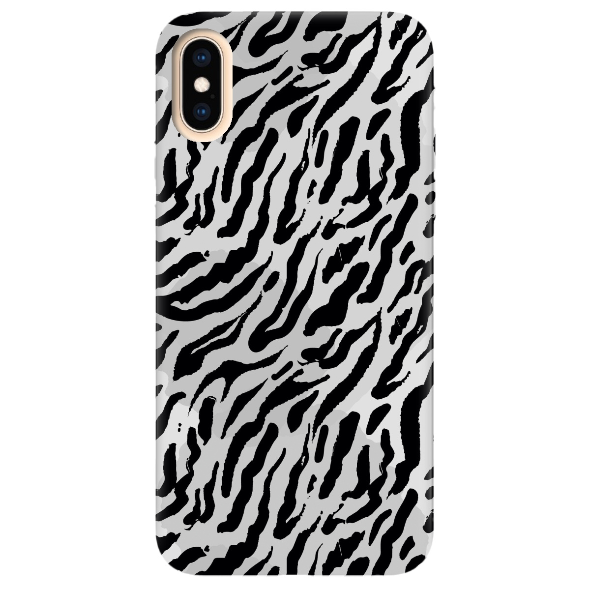 Чехол для Apple iPhone X Зебра - фото 1 Чехол для Apple iPhone X Зебра - фото 1 - Чехлы для телефонов
