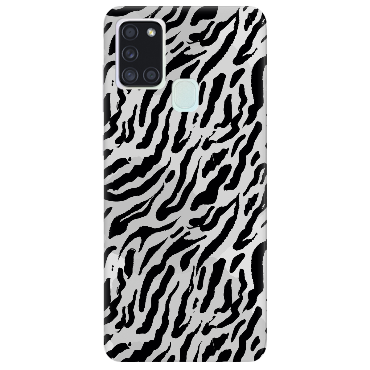 Чохол для Samsung Galaxy A21s Зебра - фото 1 - Чохли для телефонів