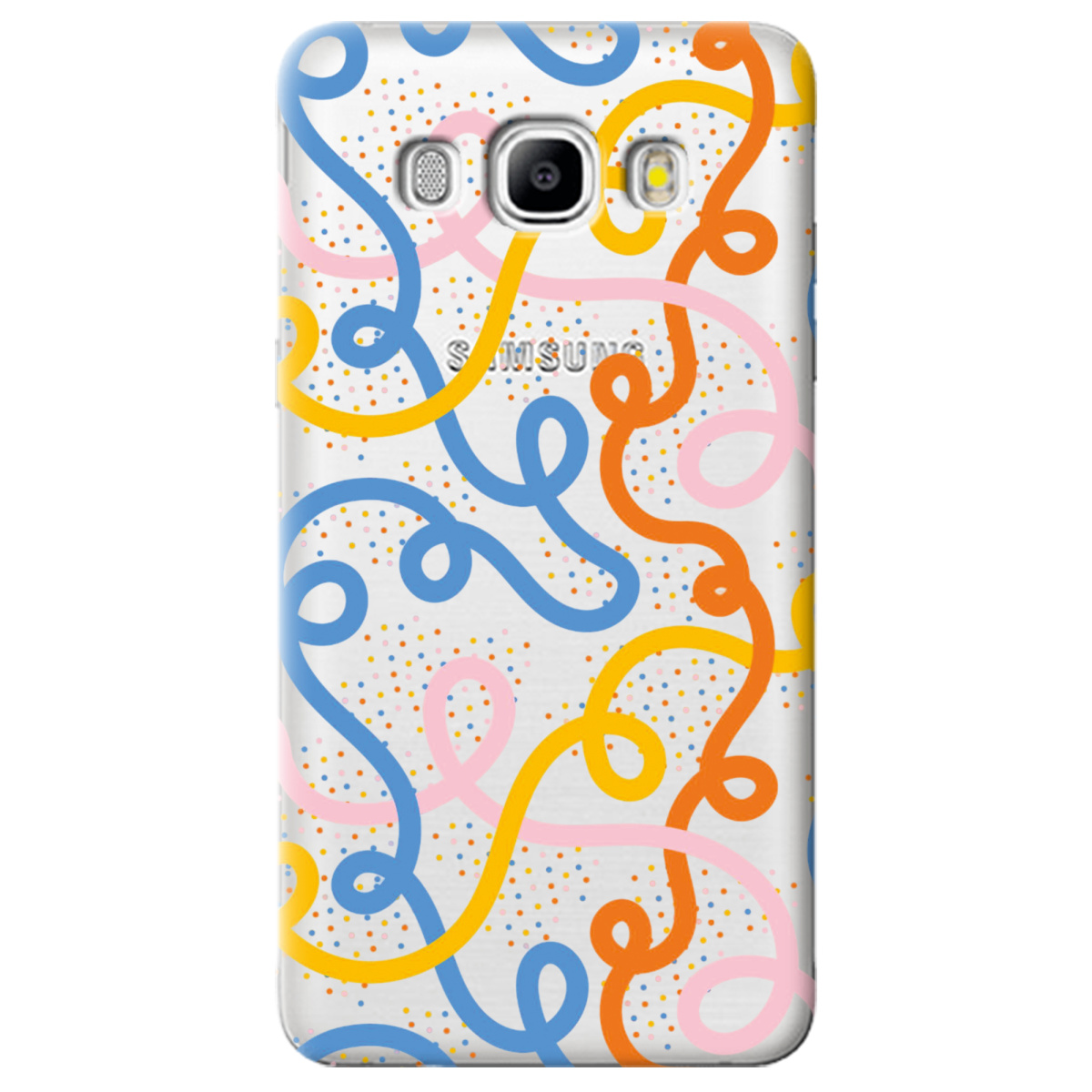 Чохол для Samsung Galaxy J5 2016 Кольоровий завиток - фото 1 - Чохли для телефонів