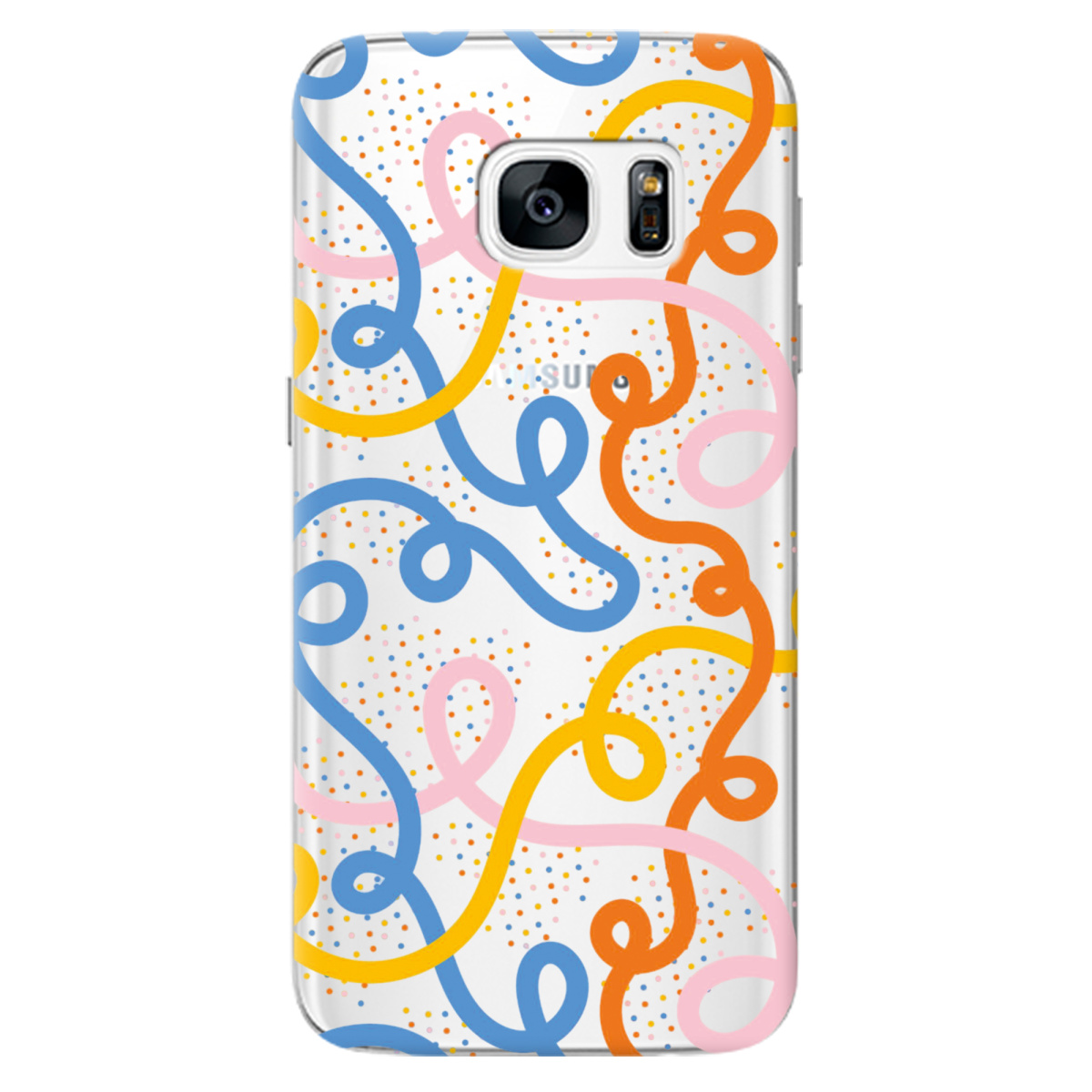 Чехол для Samsung Galaxy S7 Кольоровий завиток - фото 1 Чехол для Samsung Galaxy S7 Кольоровий завиток - фото 1 - Чехлы для телефонов