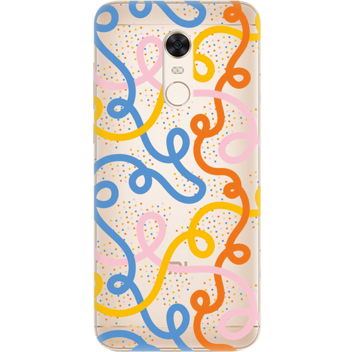 Чохол для Xiaomi Redmi 5 Plus Кольоровий завиток - фото 1 Чохол для Xiaomi Redmi 5 Plus Кольоровий завиток - фото 1 - Чохли для телефонів