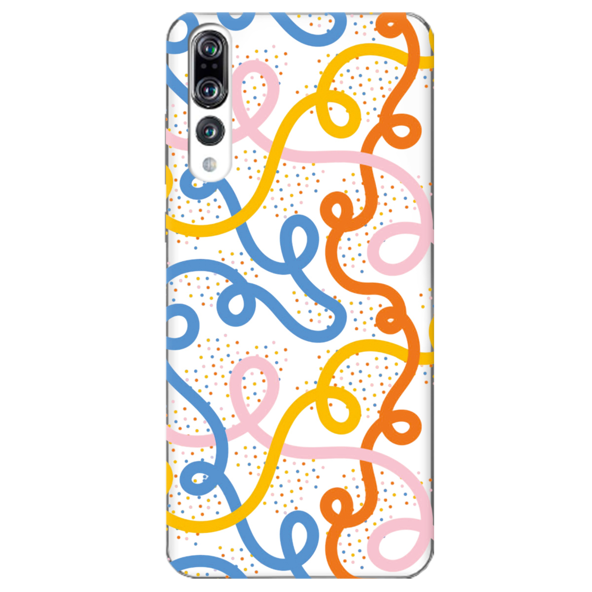 Чехол для Huawei P20 Pro Кольоровий завиток - фото 1 - Чехлы для телефонов