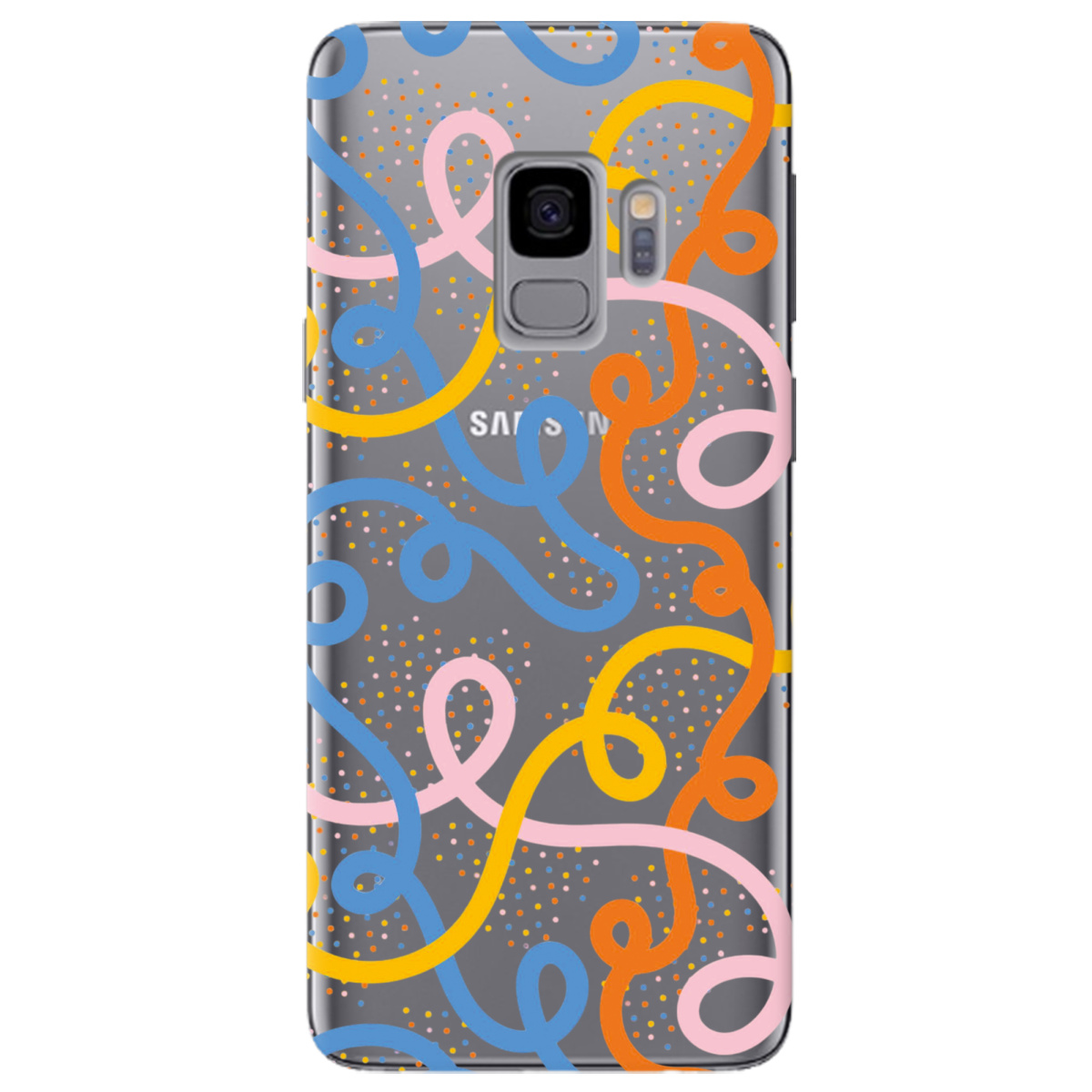 Чохол для Samsung Galaxy S9 Кольоровий завиток - фото 1 - Чохли для телефонів