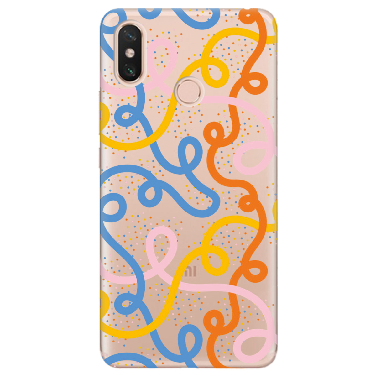 Чохол для Xiaomi Mi Max 3 Кольоровий завиток - фото 1 - Чохли для телефонів