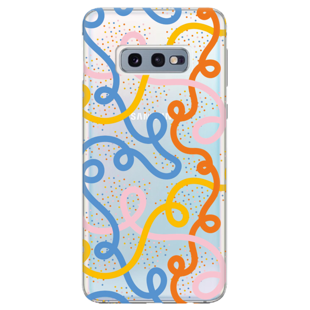 Чохол для Samsung Galaxy S10e Кольоровий завиток - фото 1 - Чохли для телефонів