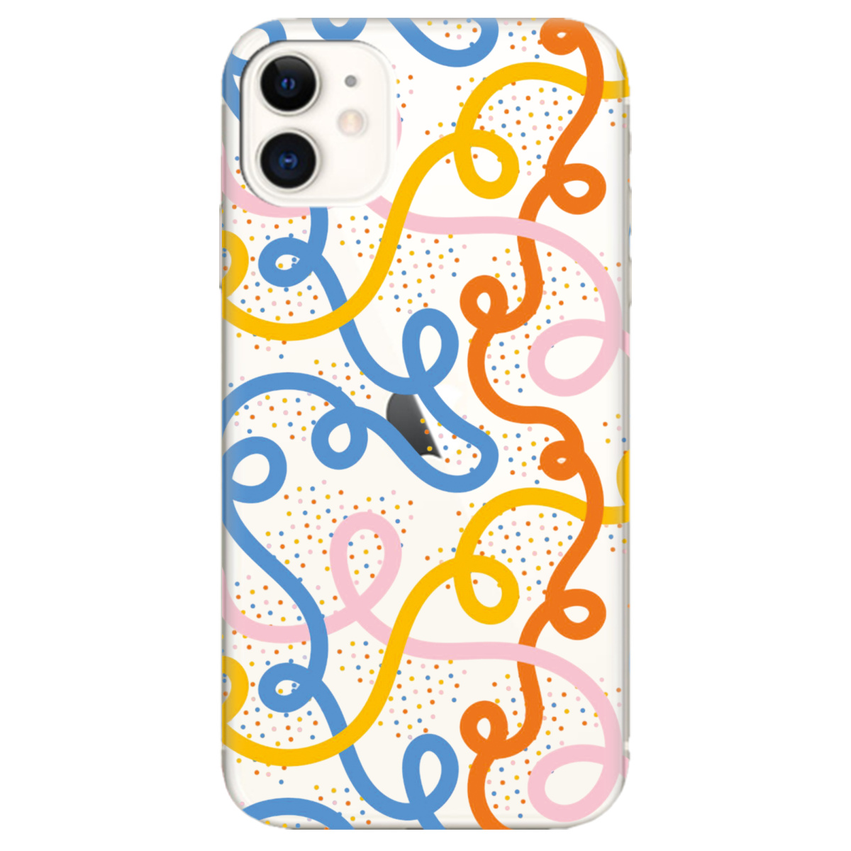 Чехол для Apple iPhone 11 Кольоровий завиток - фото 1 - Чехлы для телефонов