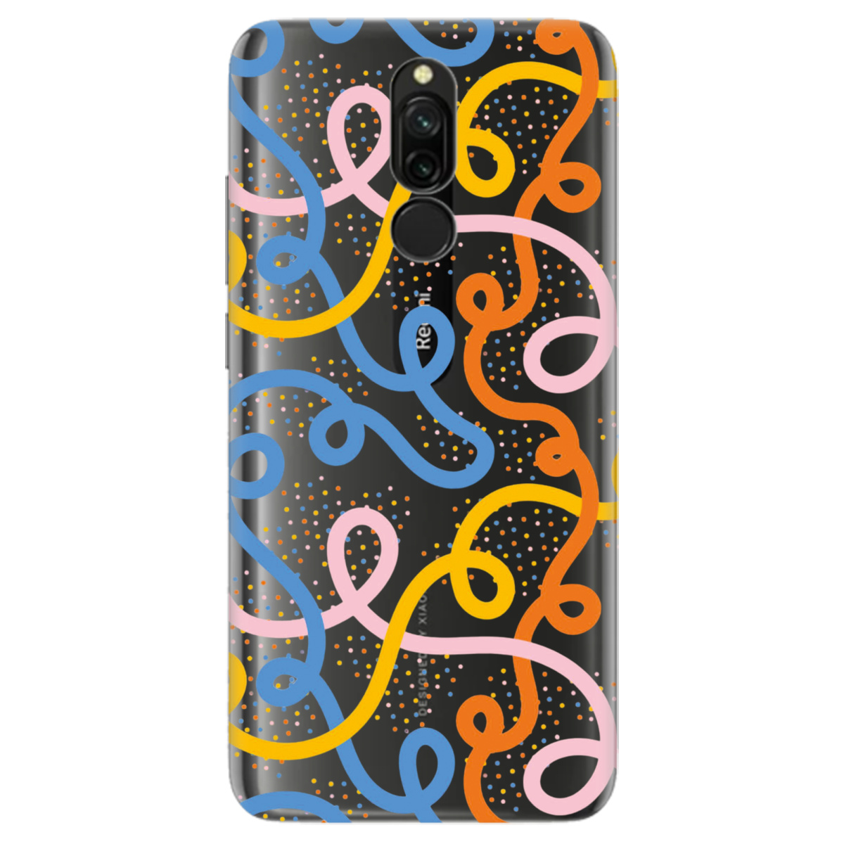 Чехол для Xiaomi Redmi 8 Кольоровий завиток - фото 1 - Чехлы для телефонов