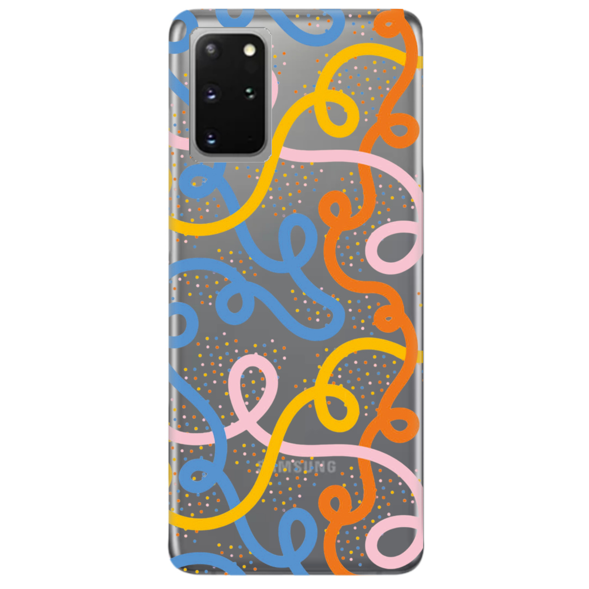 Чохол для Samsung Galaxy S20 Plus Кольоровий завиток - фото 1 - Чохли для телефонів