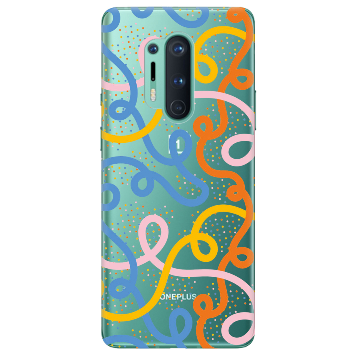 Чохол для OnePlus 8 Pro Кольоровий завиток - фото 1 - Чохли для телефонів