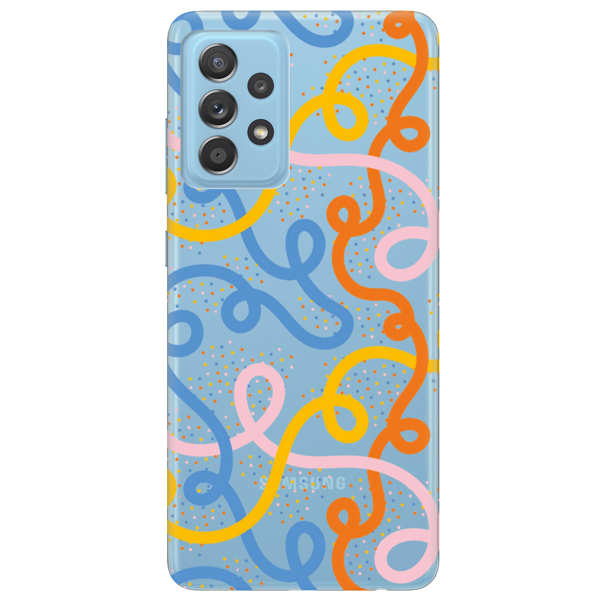 Чохол для Samsung Galaxy A52 Кольоровий завиток - фото 1 - Чохли для телефонів