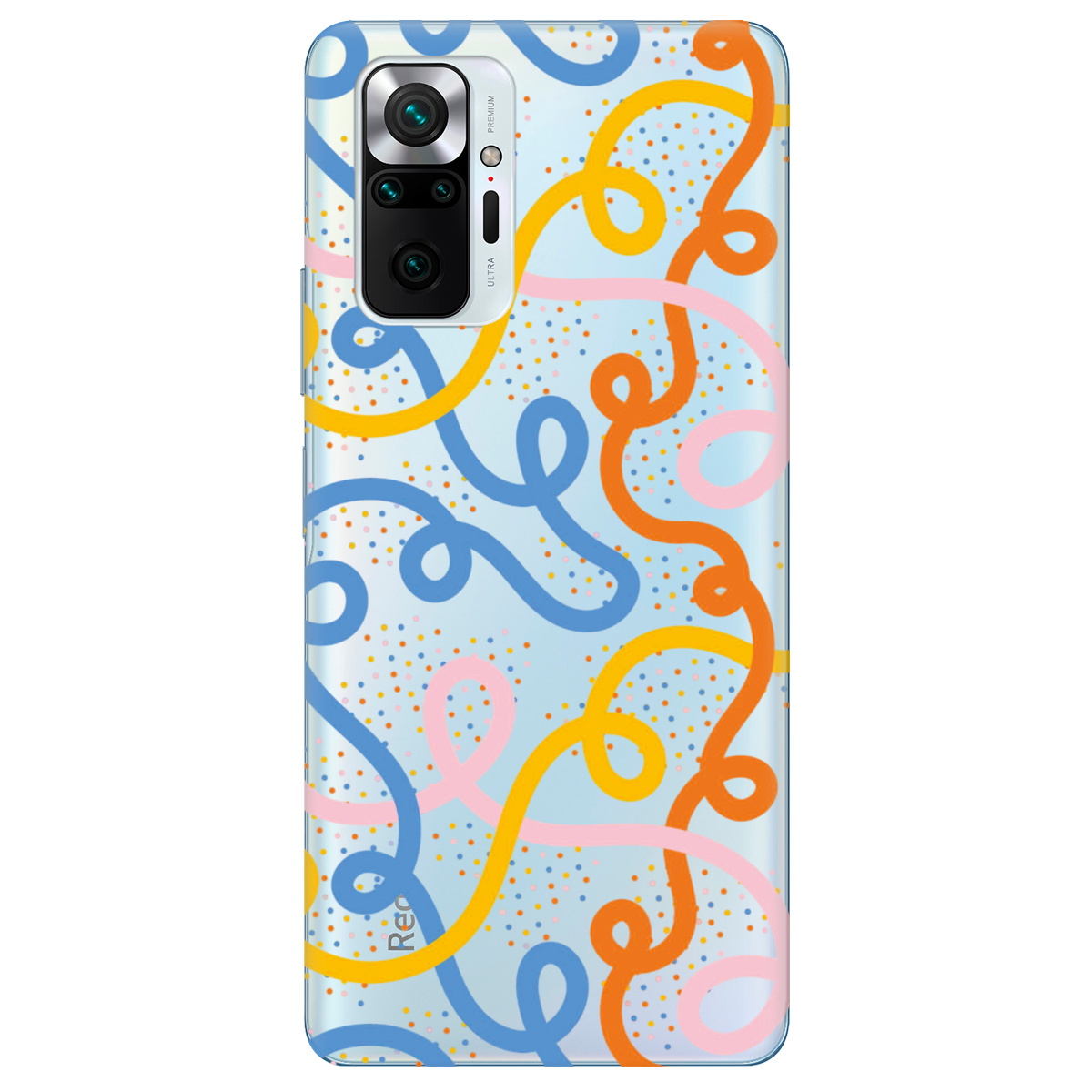 Чохол для Xiaomi Redmi Note 10 Pro Кольоровий завиток - фото 1 Чохол для Xiaomi Redmi Note 10 Pro Кольоровий завиток - фото 1 - Чохли для телефонів