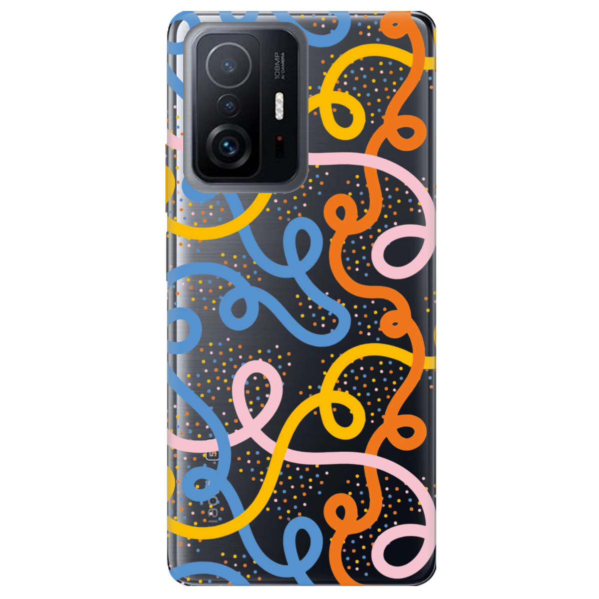 Чехол для Xiaomi 11T Кольоровий завиток - фото 1 - Чехлы для телефонов