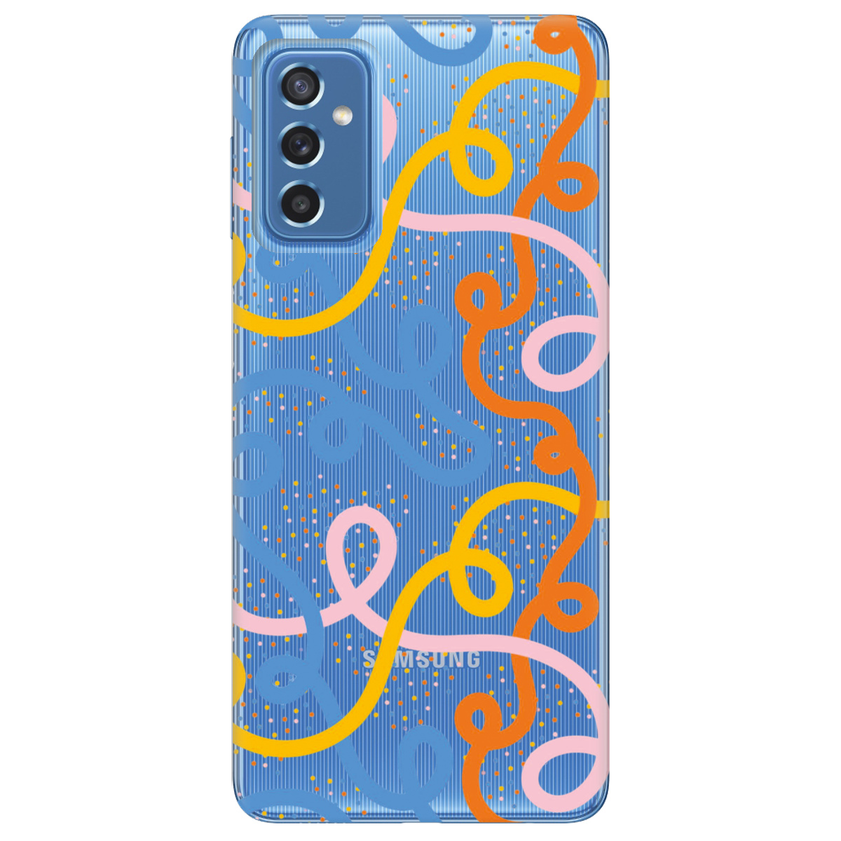 Чохол для Samsung Galaxy M52 Кольоровий завиток - фото 1 - Чохли для телефонів