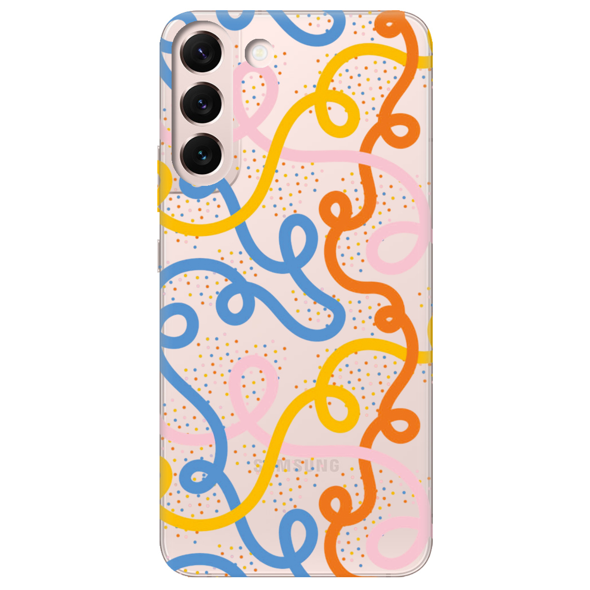 Чехол для Samsung Galaxy S22 Кольоровий завиток - фото 1 Чехол для Samsung Galaxy S22 Кольоровий завиток - фото 1 - Чехлы для телефонов