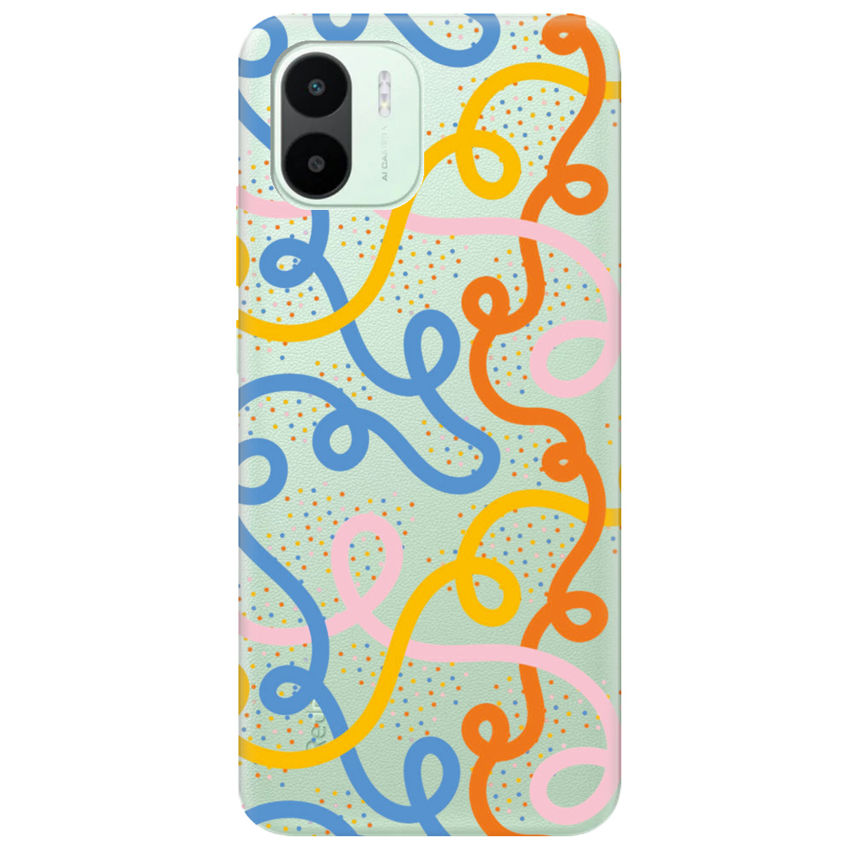 Чехол для Xiaomi Redmi A1 Кольоровий завиток - фото 1 Чехол для Xiaomi Redmi A1 Кольоровий завиток - фото 1 - Чехлы для телефонов