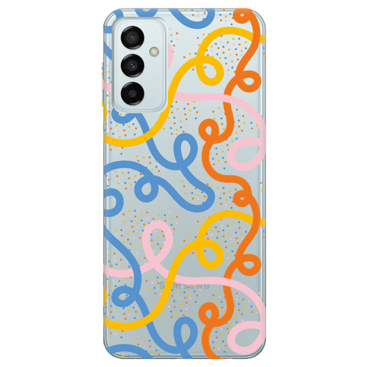 Чехол для Samsung Galaxy M13 4G Кольоровий завиток - фото 1 Чехол для Samsung Galaxy M13 4G Кольоровий завиток - фото 1 - Чехлы для телефонов