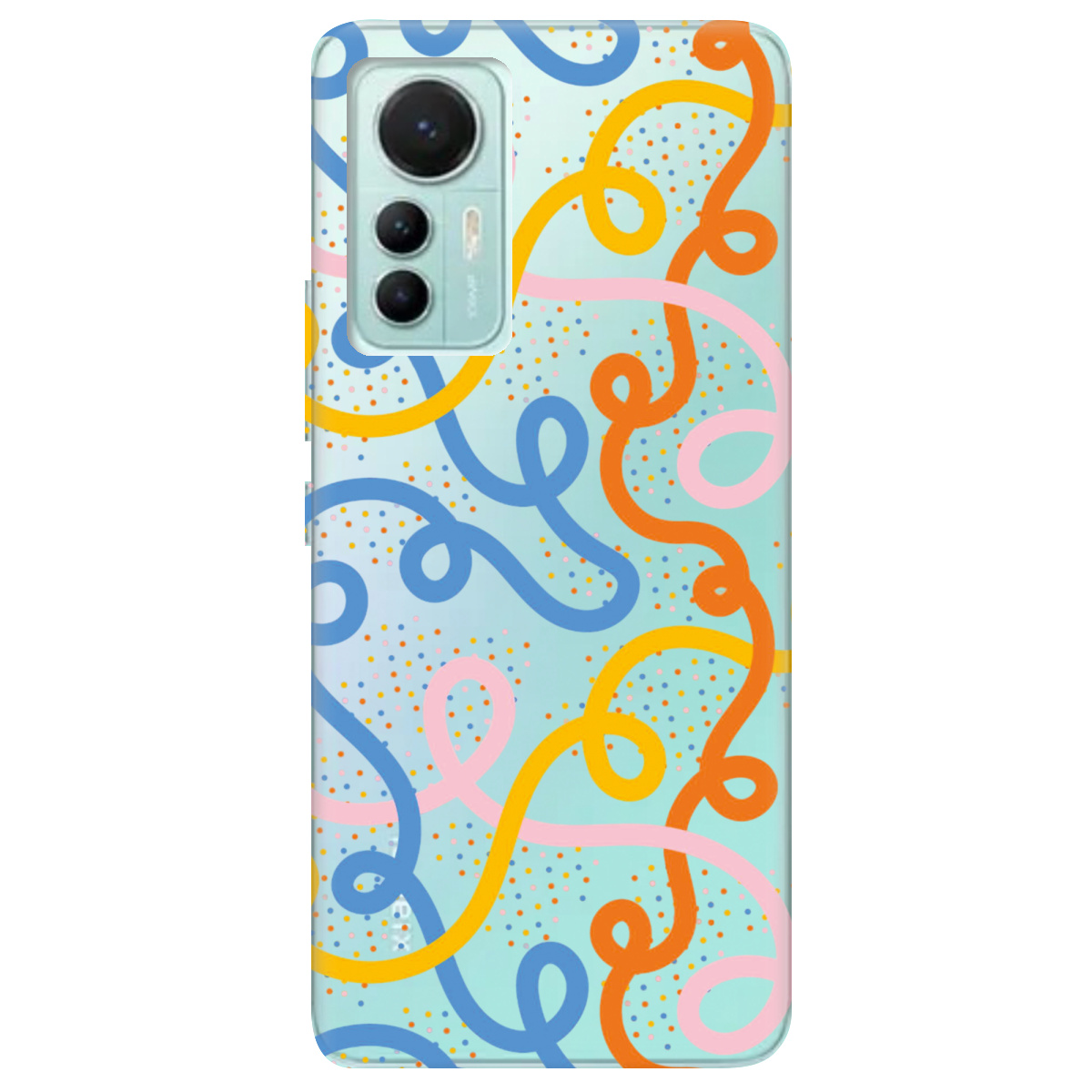 Чохол для Xiaomi 12 Lite Кольоровий завиток - фото 1 - Чохли для телефонів