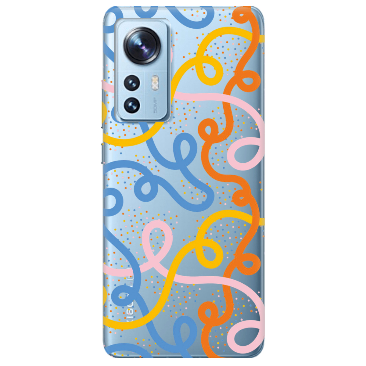 Чохол для Xiaomi 12X Кольоровий завиток - фото 1 - Чохли для телефонів