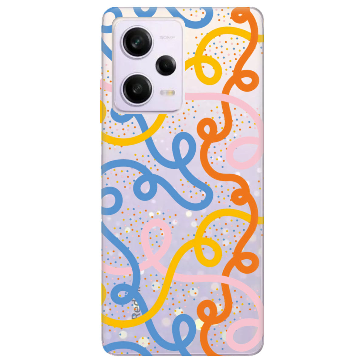Чехол для Xiaomi Redmi Note 12 Pro 5G Кольоровий завиток - фото 1 - Чехлы для телефонов