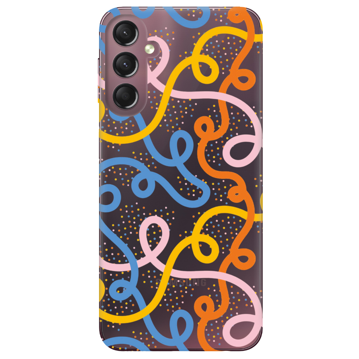 Чохол для Samsung Galaxy A05s Кольоровий завиток - фото 1 - Чохли для телефонів