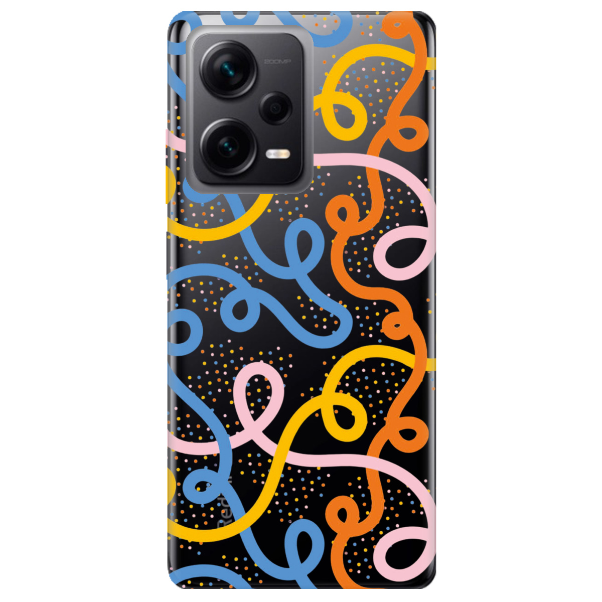 Чехол для Xiaomi Redmi Note 12 Pro + 5G Кольоровий завиток - фото 1 Чехол для Xiaomi Redmi Note 12 Pro + 5G Кольоровий завиток - фото 1 - Чехлы для телефонов