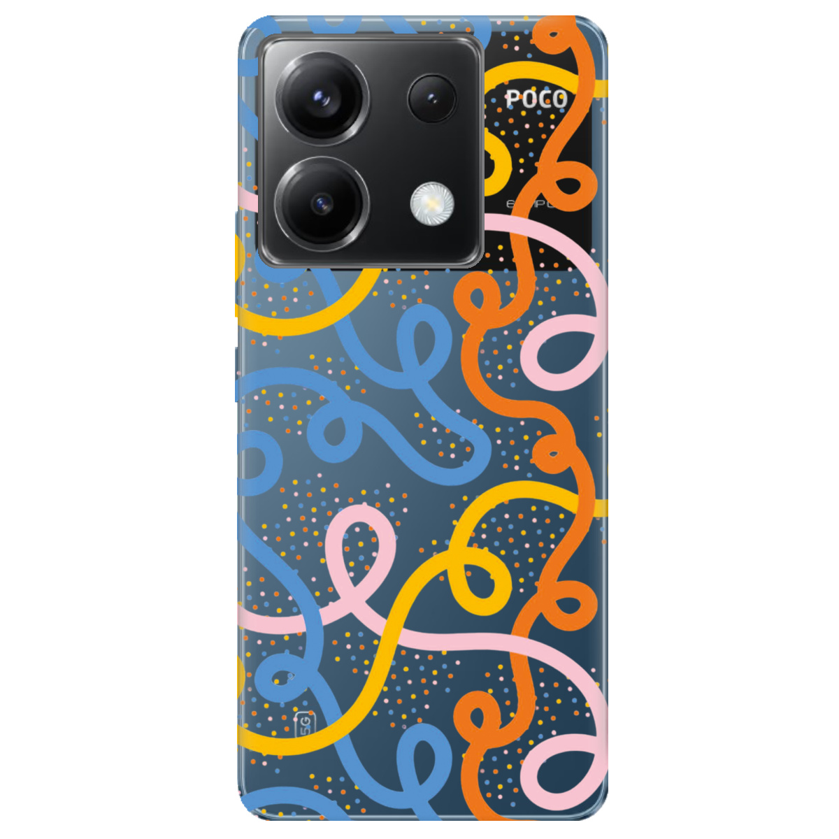 Чохол для Xiaomi Redmi Note 13 Pro 5G Кольоровий завиток - фото 1 Чохол для Xiaomi Redmi Note 13 Pro 5G Кольоровий завиток - фото 1 - Чохли для телефонів