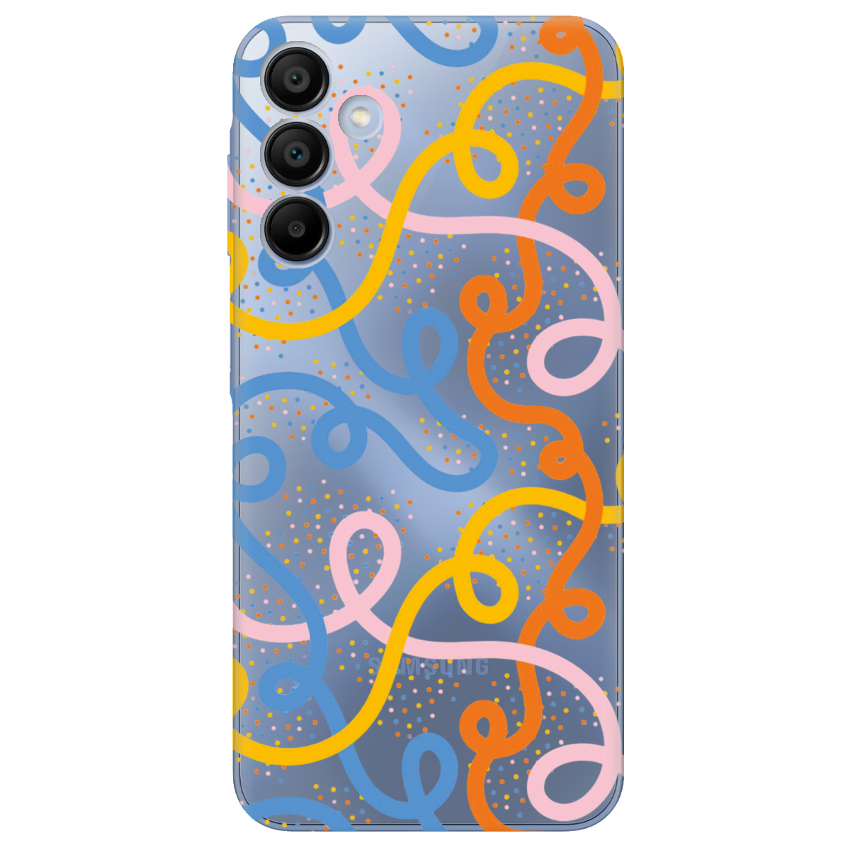 Чехол для Samsung Galaxy A15 Кольоровий завиток - фото 1 - Чехлы для телефонов